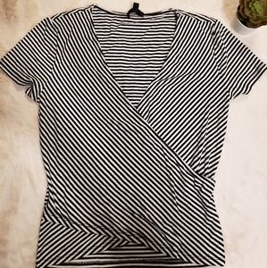 Dynamite wrap around shirt